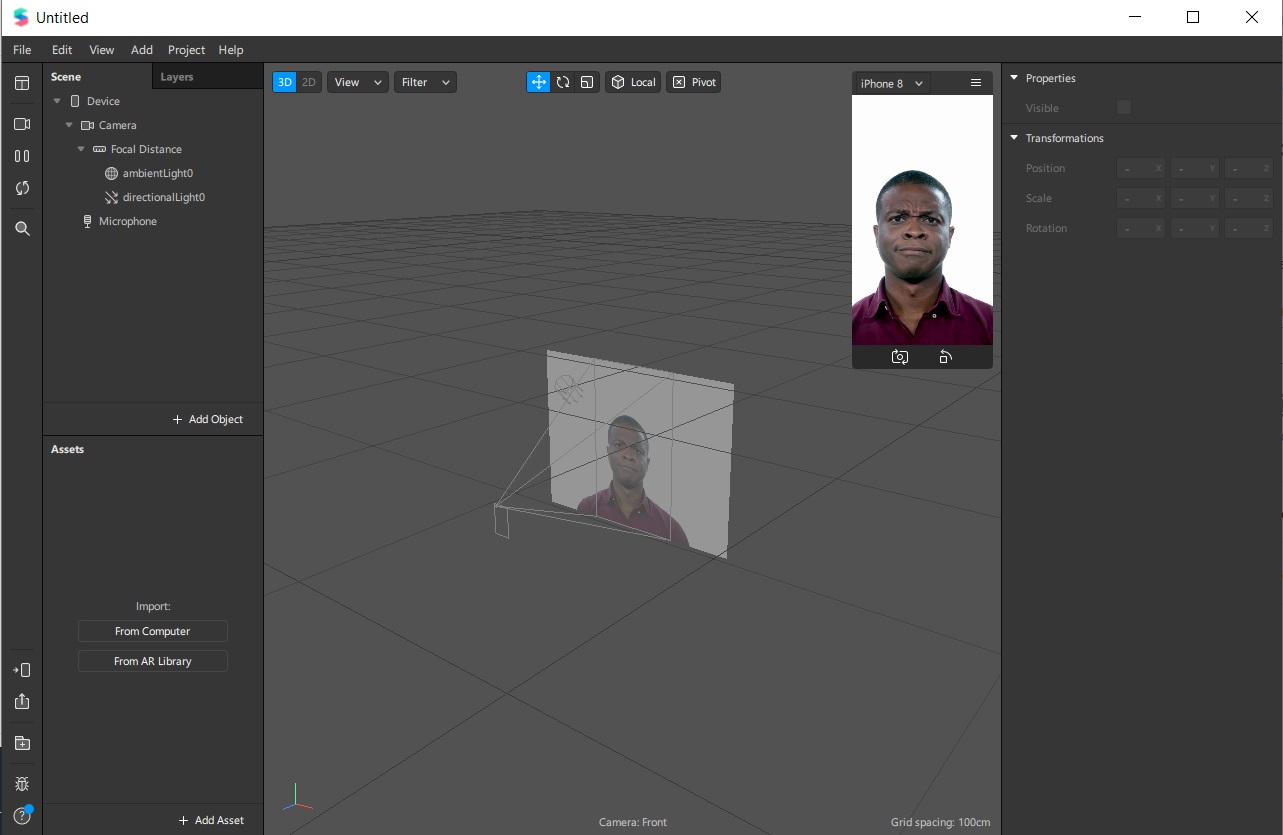 How to make an Instagram AR Filter using Spark AR Studio - Infusory