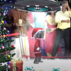 Augmented Reality public show - Big Screen AR experience at Thrissur Shopping Festival by Infusory